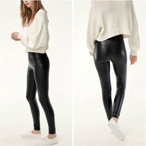 Aritzia Wilfred Free Daria Faux Leather Legging